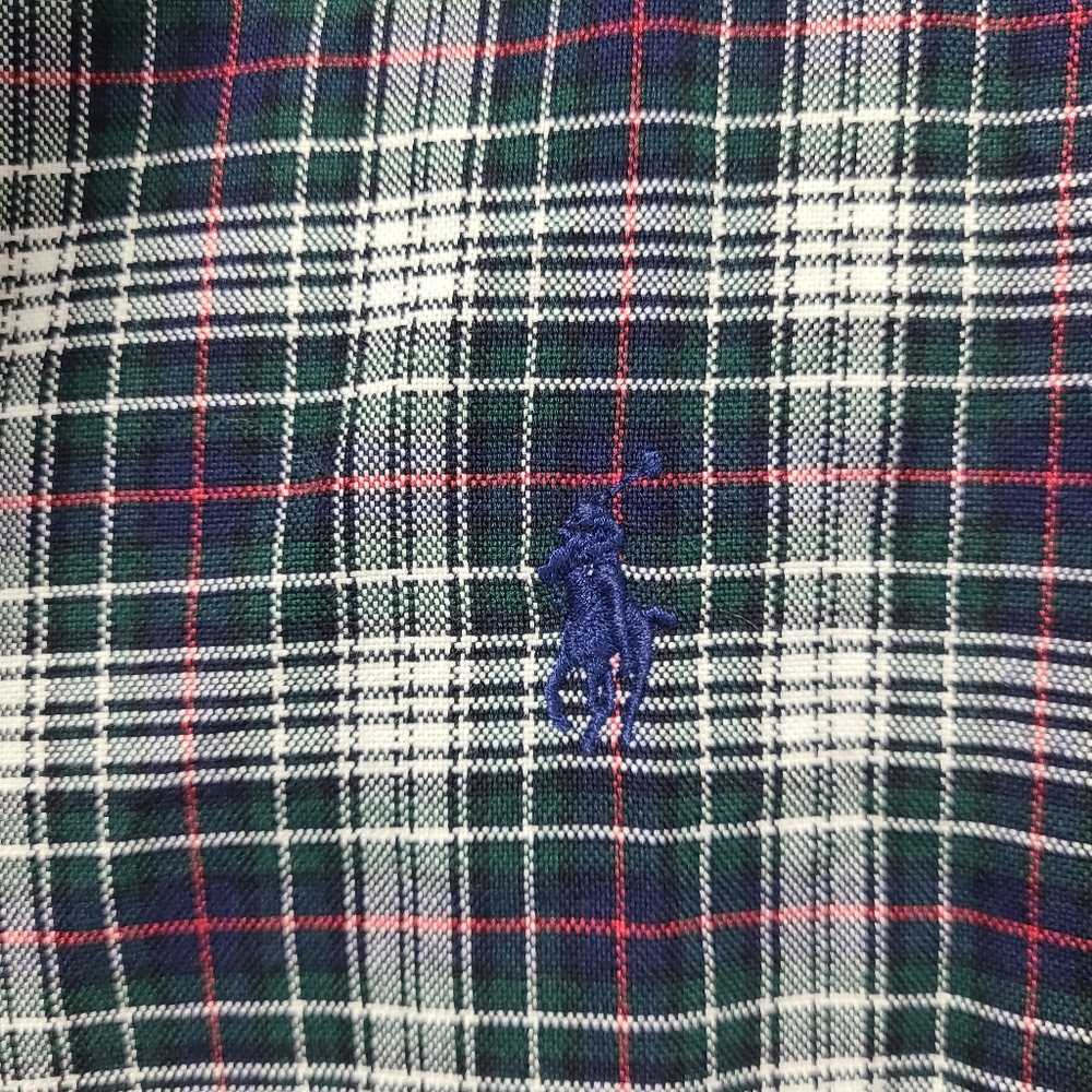 Ralph Lauren Checkered Shirt Mens XL